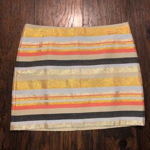 J Crew Strip Skirt